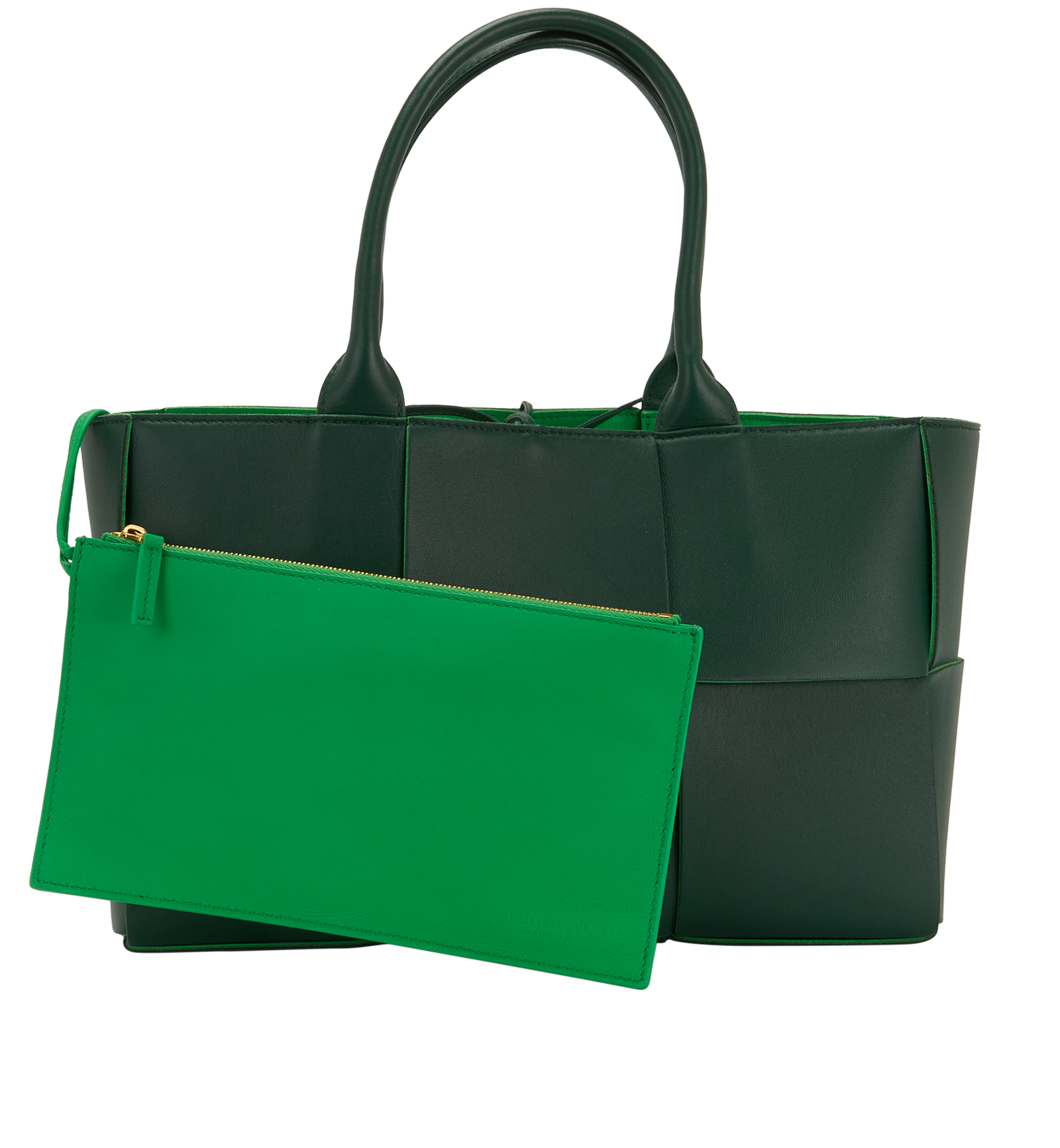 Small Arco Tote, &pound;850, Handbags, Green, Leather, Other view